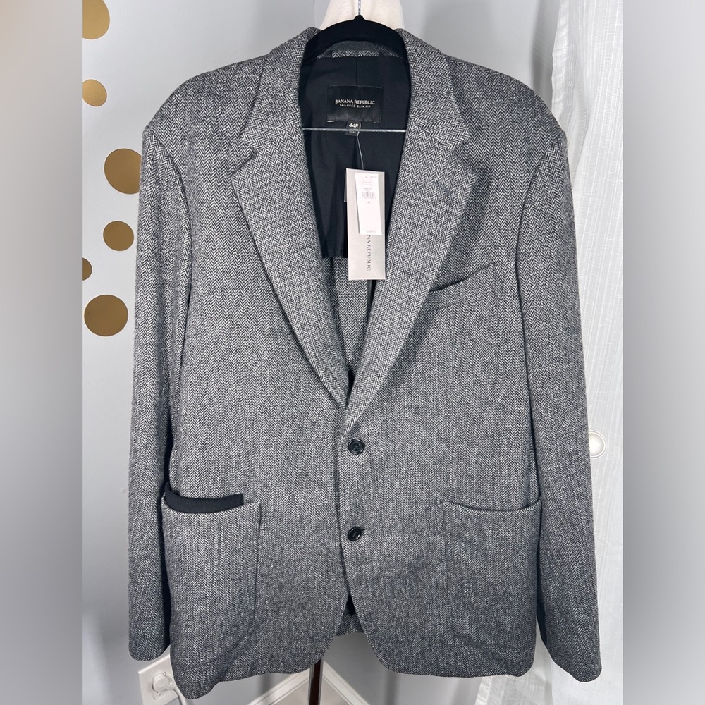 NWT Banana Republic Tailored Slim Fit Jacket - Picture 2 of 13